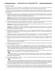 Instructions for Form I-025 Schedule FC Wisconsin Farmland Preservation Credit - Wisconsin, Page 8