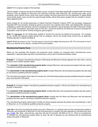 Instructions for Form IC-016 Schedule MA-M Wisconsin Manufacturing Credit - Wisconsin, Page 4