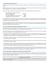 Instructions for Form I-027 Schedule 2WD Capital Gains and Losses - Wisconsin, Page 3