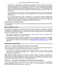 Instructions for Form IP-040 Schedule 3-ET Entity-Level Tax Computation - Wisconsin, Page 3