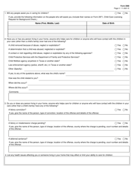 Form 2986 Listing Permit Request - Texas, Page 2