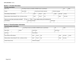 Form OCFS-LDSS-4699 Enrollment Form for Provider of Legally Exempt in-Home Child Care and Legally Exempt Family Child Care - New York, Page 2