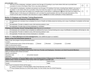 Form OCFS-LDSS-4699 Enrollment Form for Provider of Legally Exempt in-Home Child Care and Legally Exempt Family Child Care - New York, Page 6