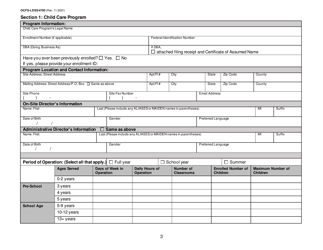 Form OCFS-LDSS-4700 Part A Enrollment Form for Legally Exempt Group Child Care Program - New York, Page 3