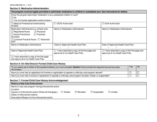Form OCFS-LDSS-4700 Part A Enrollment Form for Legally Exempt Group Child Care Program - New York, Page 5