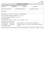 Form 3031 Children With Special Health Care Needs (Cshcn) Program Application - Texas, Page 3