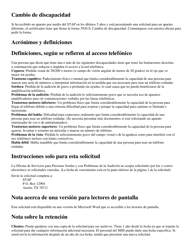 Instrucciones para Formulario 3907-S Solicitud Para Dispositivos Generadores De Voz Del Programa De Asistencia Para Telecomunicaciones Especializadas (Stap) - Texas (Spanish), Page 2