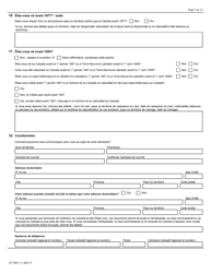 Forme CIT0001 Demande De Certificat De Citoyennete Pour Adultes Et Mineurs (Preuve De Citoyennete) En Vertu De L&#039;article 3 De La Loi Sur La Citoyennete - Canada (French), Page 7
