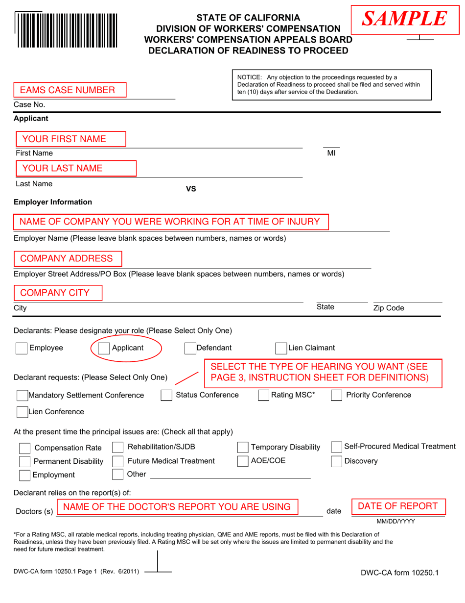 Form IA5 Information  Assistance Unit Guide - How to File a Declaration of Readiness to Proceed - California, Page 9