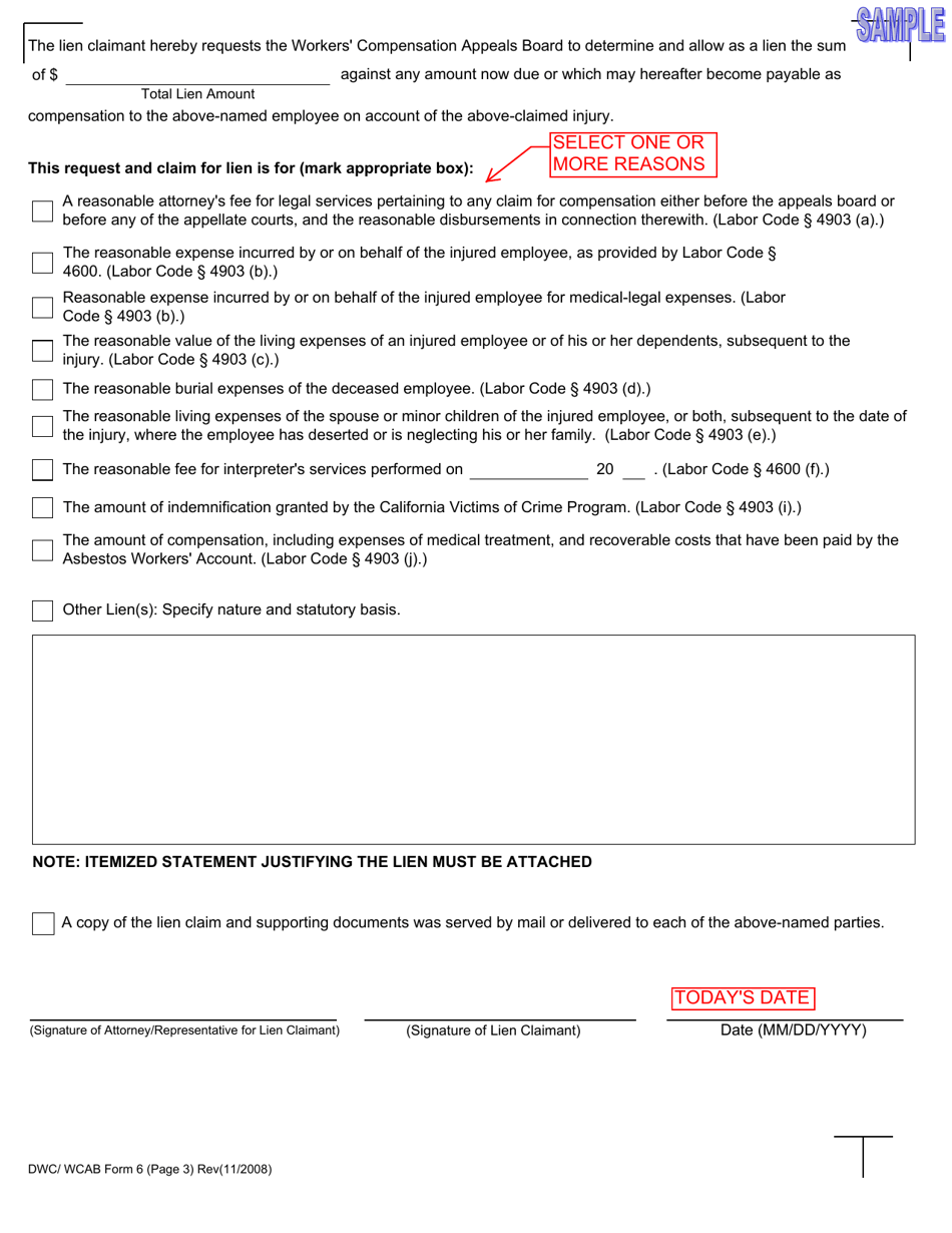 Form IA10 Information  Assistance Unit Guide - How to File a Lien - California, Page 11