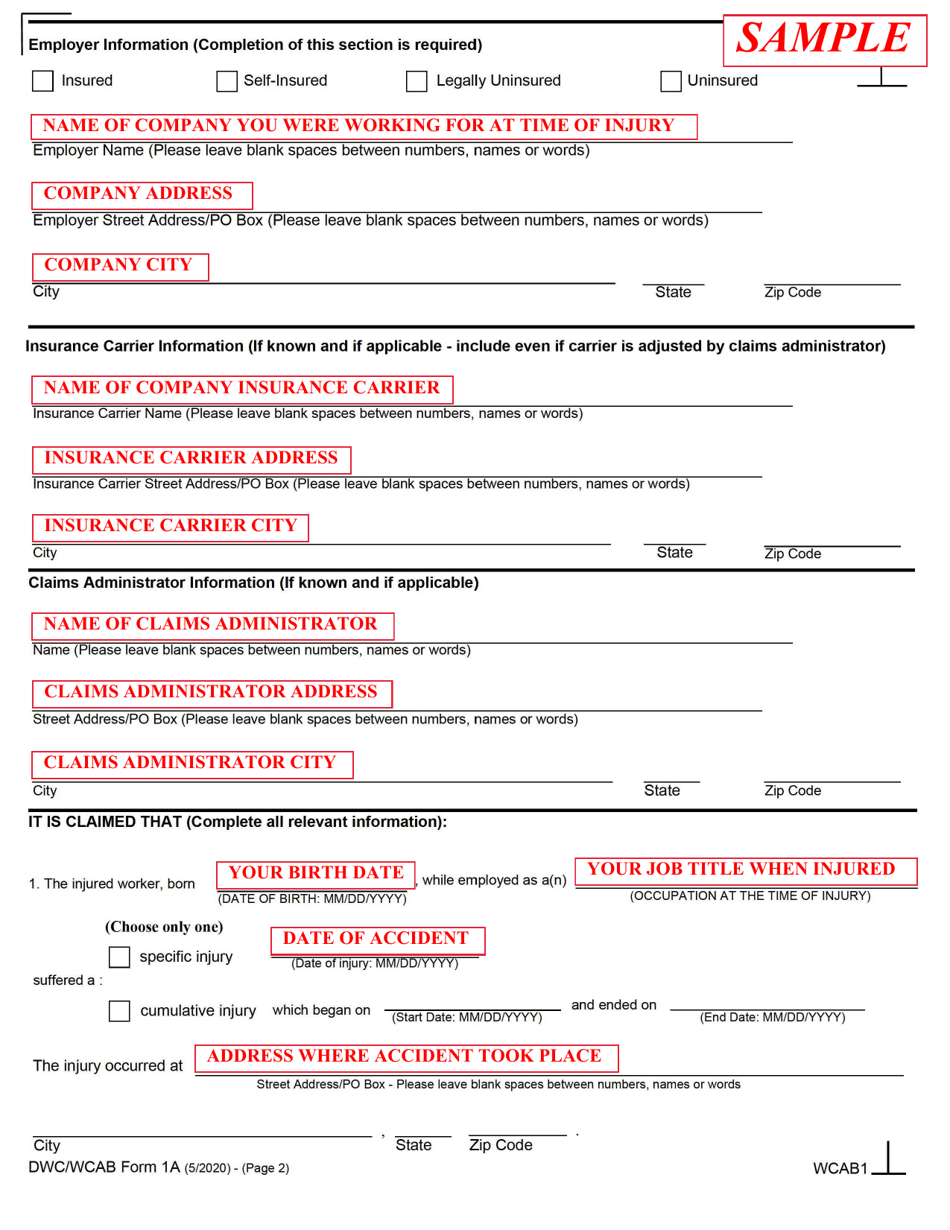 Form IA4 Information  Assistance Unit Guide - How to File an Application for Adjudication of Claim - California, Page 10