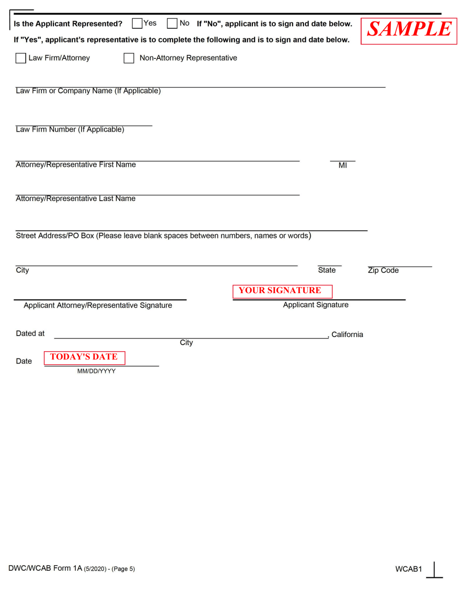 Form IA4 Information  Assistance Unit Guide - How to File an Application for Adjudication of Claim - California, Page 13