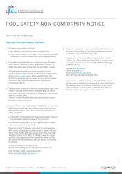 Document preview: Form 26 Pool Safety Nonconformity Notice - Queensland, Australia