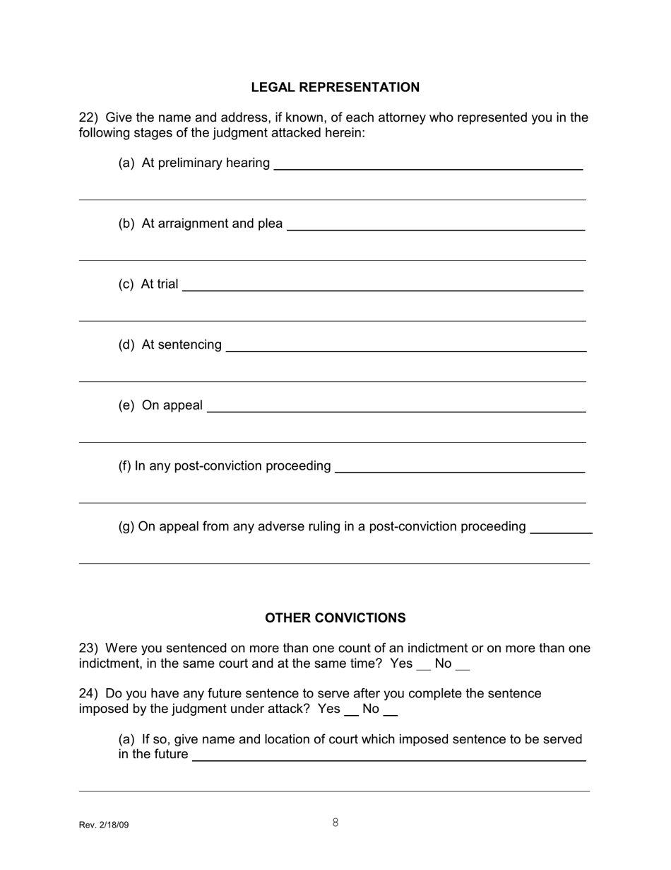 Petition Pursuant to 28 U.s.c. 2255 to Vacate, Set Aside, or Correct Sentence by a Person in Federal Custody - Connecticut, Page 8