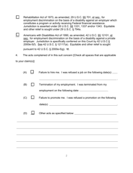 Complaint for Employment Discrimination - Connecticut, Page 2