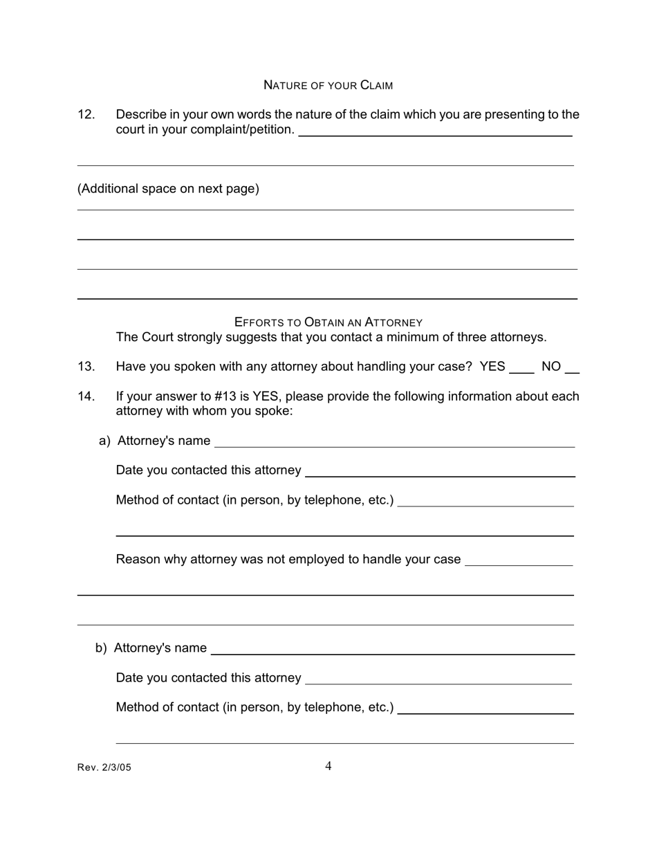 Motion for Appointment of Counsel - Connecticut, Page 4