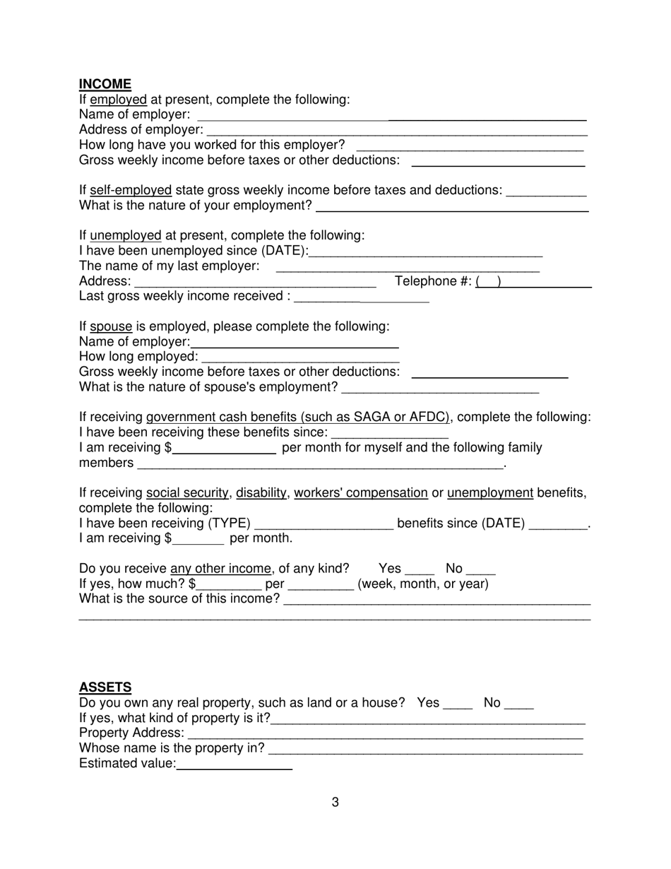 Motion for Leave to Proceed in Forma Pauperis Pursuant to 28 U.s.c. 1915 - Connecticut, Page 3