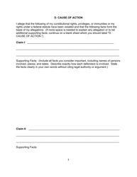 Complaint Form - Connecticut, Page 3