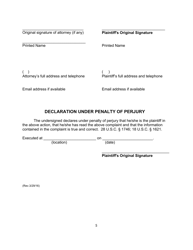 Complaint Form - Connecticut, Page 5