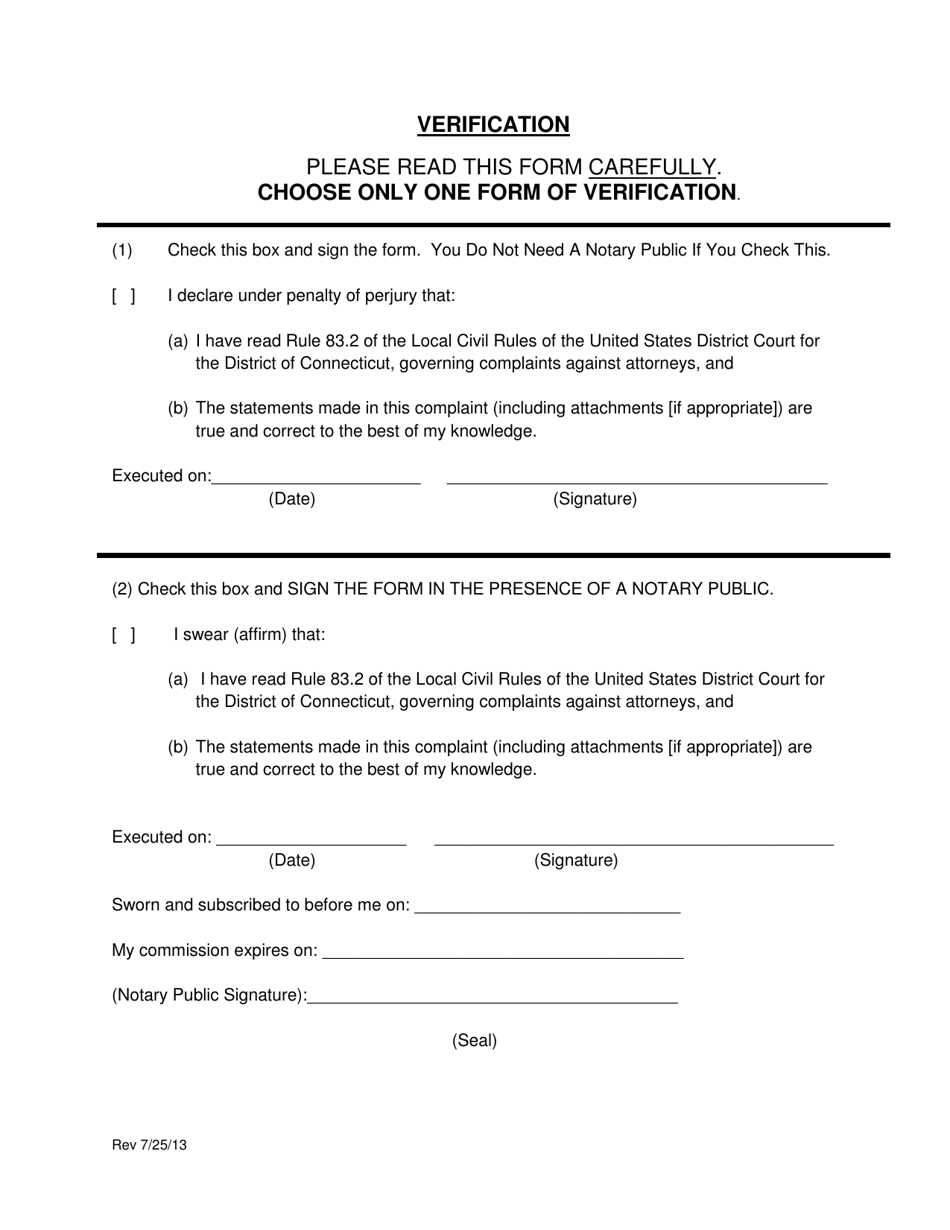 Filing a Complaint Against an Attorney - Connecticut, Page 2