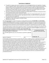 Form 102-165 Application for Trapping Cabin Construction Permit - Alaska, Page 2