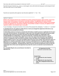 Form 102-143 Material Sale Application - Alaska, Page 2