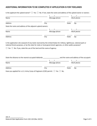 Form 102-143 Material Sale Application - Alaska, Page 3