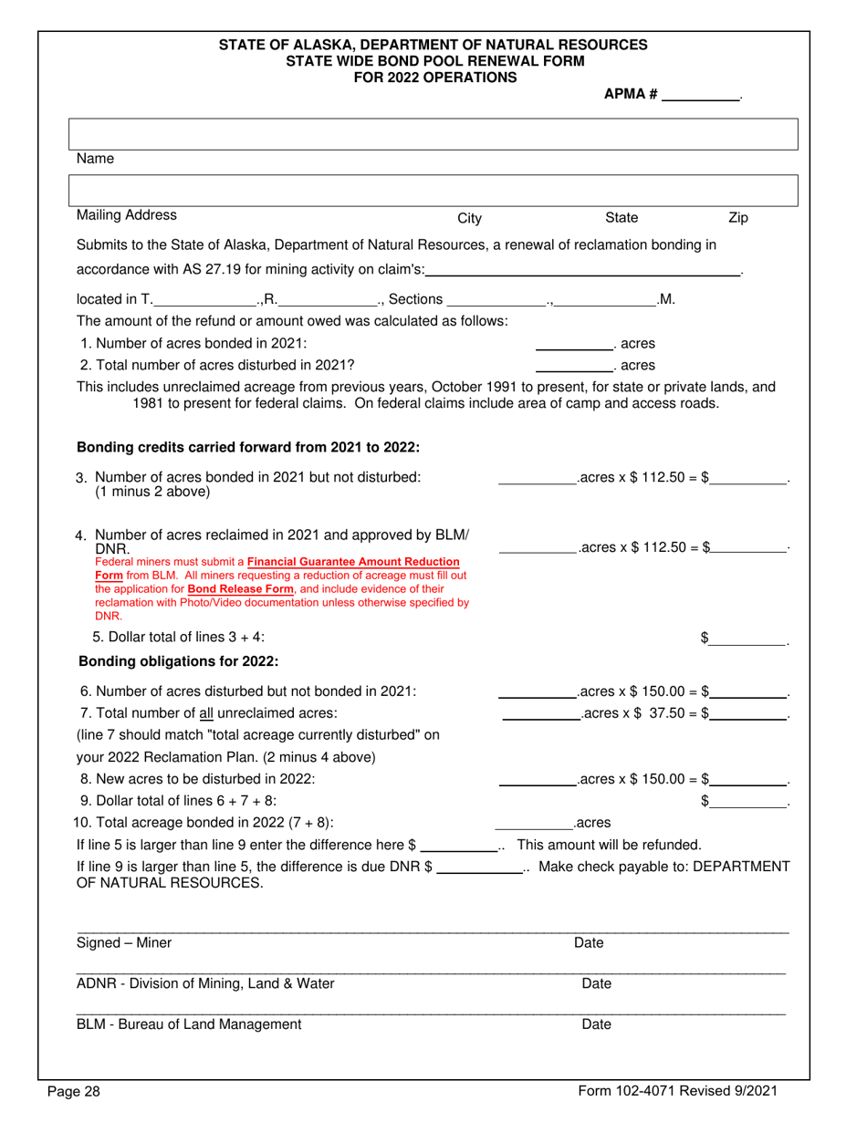 Form 102 4071 Page 28 2022 Fill Out Sign Online And Download Fillable Pdf Alaska 1936