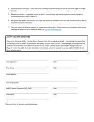 Nabcs Provider Access Request Form - Alaska, Page 2