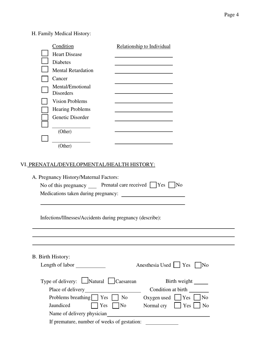 Individual / Family History - Alabama, Page 4
