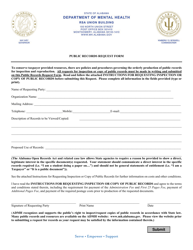 Document preview: Public Records Request Form - Alabama