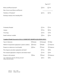 Regional Community Services Comprehensive Mortality Review - Alabama, Page 2