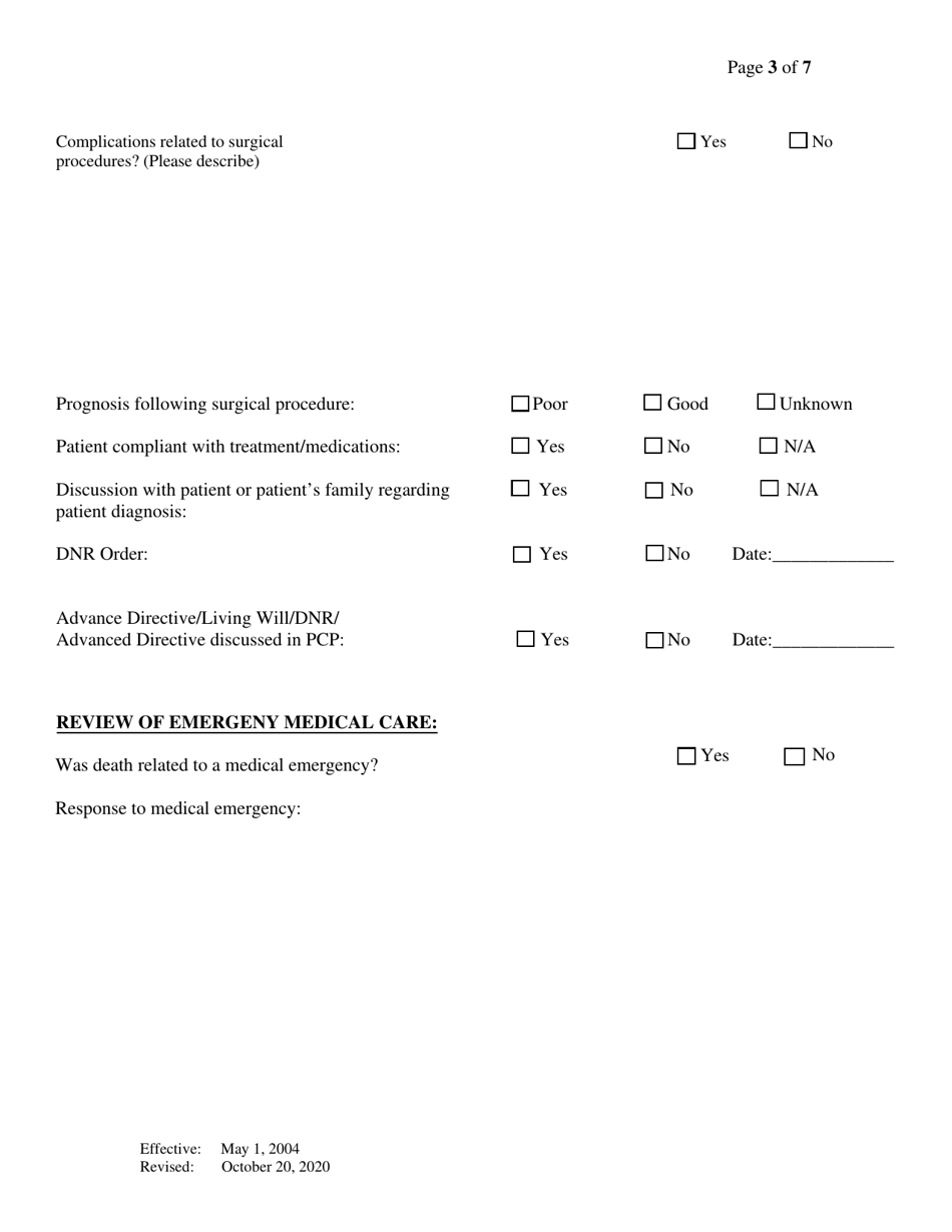 Regional Community Services Comprehensive Mortality Review - Alabama, Page 3