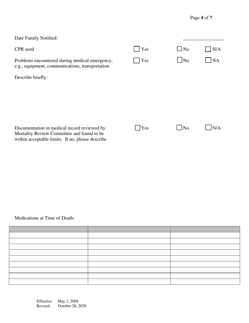 Regional Community Services Comprehensive Mortality Review - Alabama, Page 4
