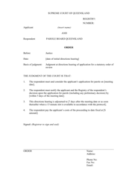 Applications for Judicial Review - Parole Board Queensland - Queensland, Australia, Page 2