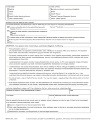 Form BEN043 &quot;Authorization for the Use and/or Disclosure of Protected Health Information (Phi)&quot; - Alaska, Page 2