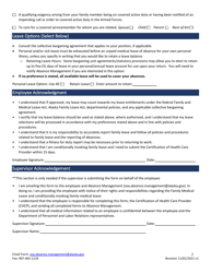 Application for Family Medical Leave (Fmla/Afla) Conditional Family Leave Notification - Alaska, Page 2