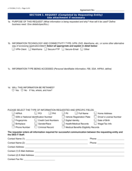 Form J-119 Data Sharing Request/Agreement - Arizona, Page 2