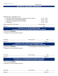 Form J-119 Data Sharing Request/Agreement - Arizona, Page 5
