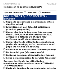 Formulario RAP-1002A-SLP Solicitud Manual Para El Programa De Asistencia De Emergencia Para El Alquiler (Letra Grande) - Arizona (Spanish), Page 16