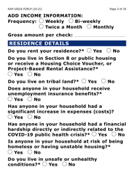 Form RAP-1002A-LP Emergency Rental Assistance Program Manual Application (Large Print) - Arizona, Page 3