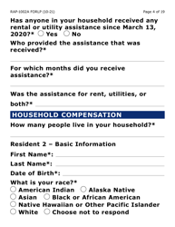 Form RAP-1002A-LP Emergency Rental Assistance Program Manual Application (Large Print) - Arizona, Page 4