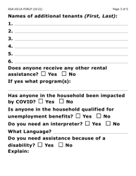 Form ASA-1011A-LP Appeal Request - Erap (Emergency Rental Assistance Program) Lihwap (Low-Income Household Water a Ssistance) (Large Print) - Arizona, Page 3