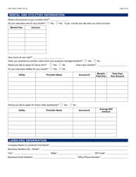 Form RAP-1002A Emergency Rental Assistance Program Manual Application - Arizona, Page 4