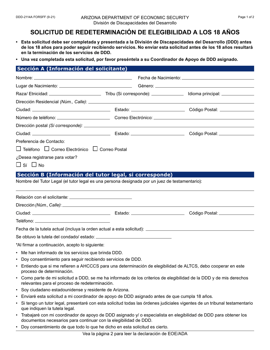 Formulario Ddd