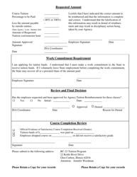 RC-23 Ina Request for Tuition Application - Illinois, Page 2