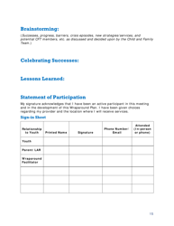 Appendix B Participant Forms - Youth Empowerment Services Waiver Providers - Texas, Page 18