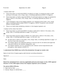 LTCR Form 7004 Reopening Visitation Status Attestation Hospice Inpatient Unit - Texas, Page 8