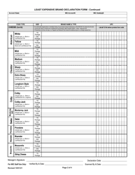 Least Expensive Brand Declaration - Texas, Page 2