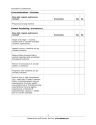 Medication Audit Checklist - Duloxetine (Cymbalta) - Texas, Page 3